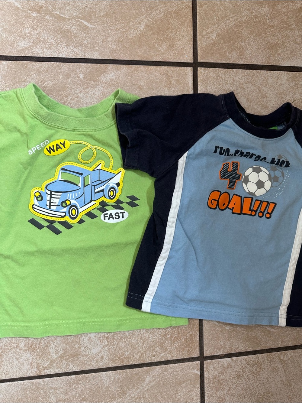 Y2K Circo Green & Blue Toddler Tee Set